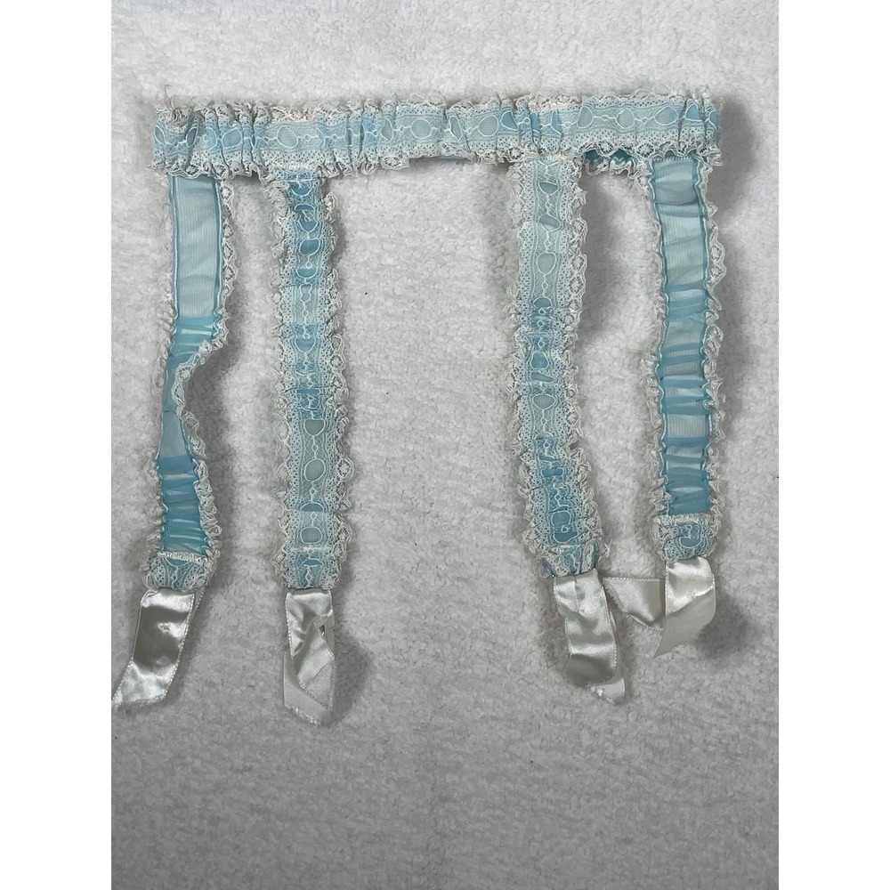Vintage Gigi Garter Belt Baby Blue One Size Fits 22-30 inch Waist
